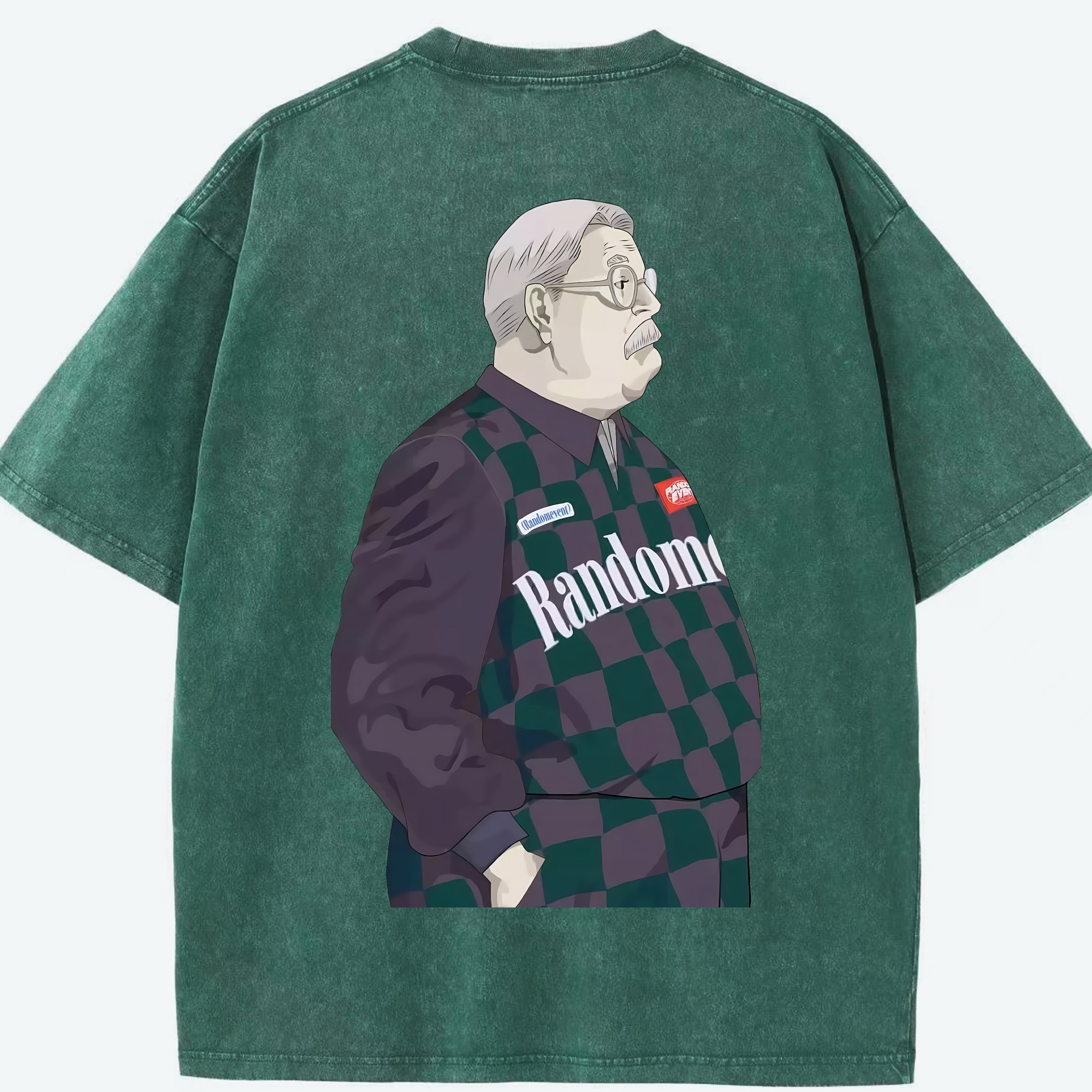 SLAM DUNK／スラムダンク 綿100% ヴィンテージ風 半袖Tシャツ（背面プリント）